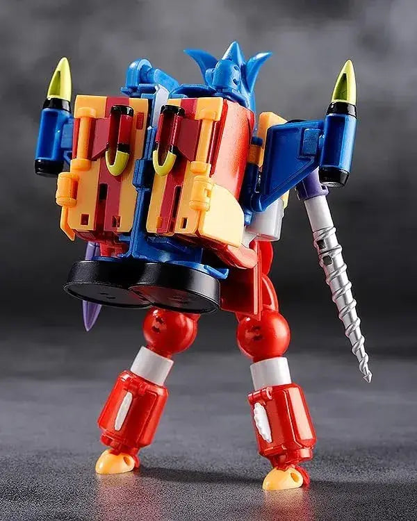 Freeing Getter Robo G Dynamic Change Plastic Painted Figure 4.9in
