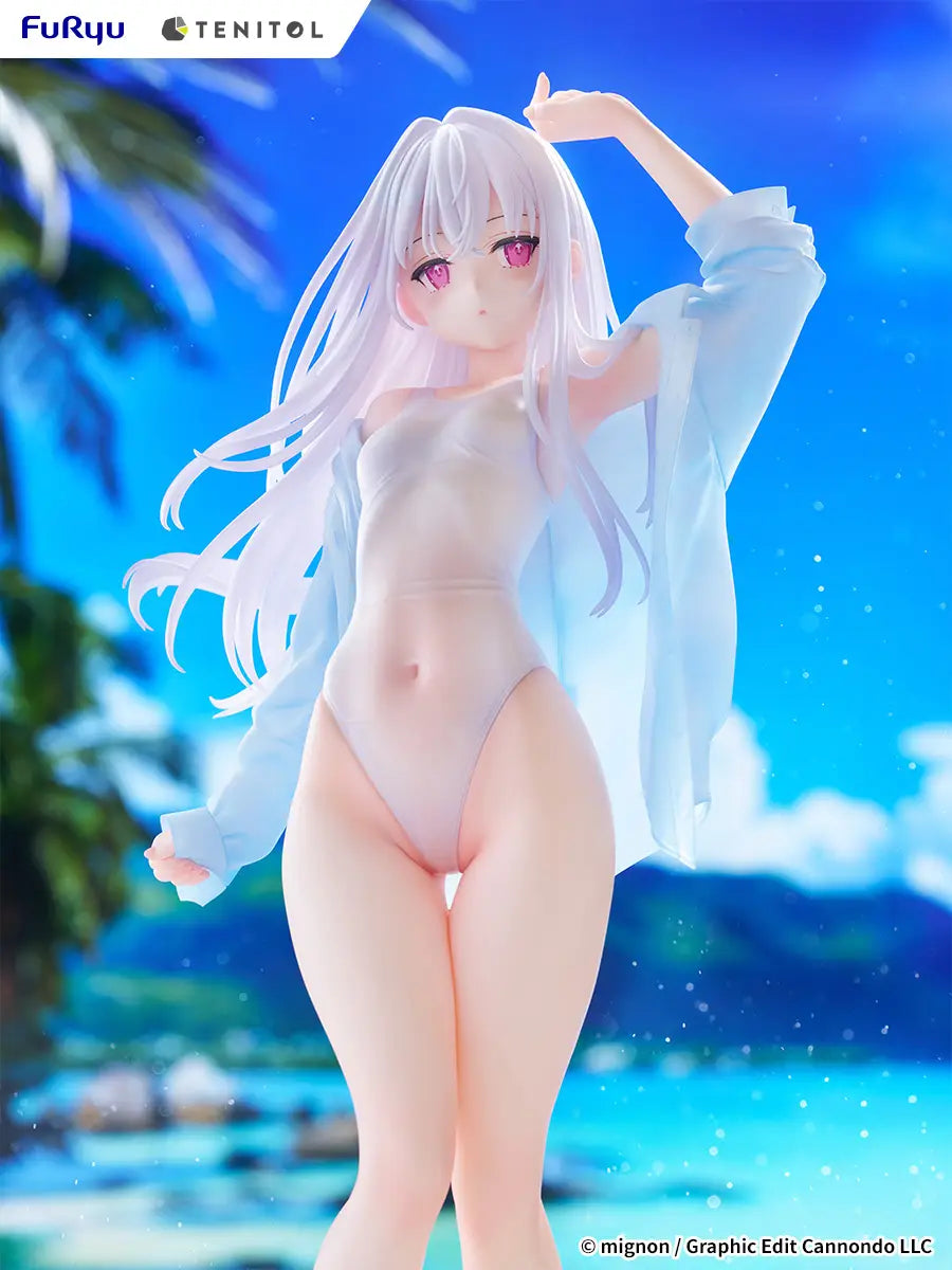Furyu TENITOL TALL Shiro Swimsuit Complete Anime Figure Mignon