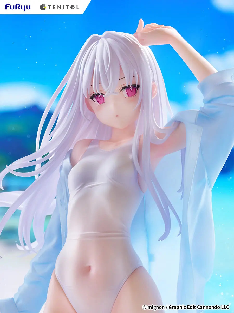 Furyu TENITOL TALL Shiro Swimsuit Complete Anime Figure Mignon