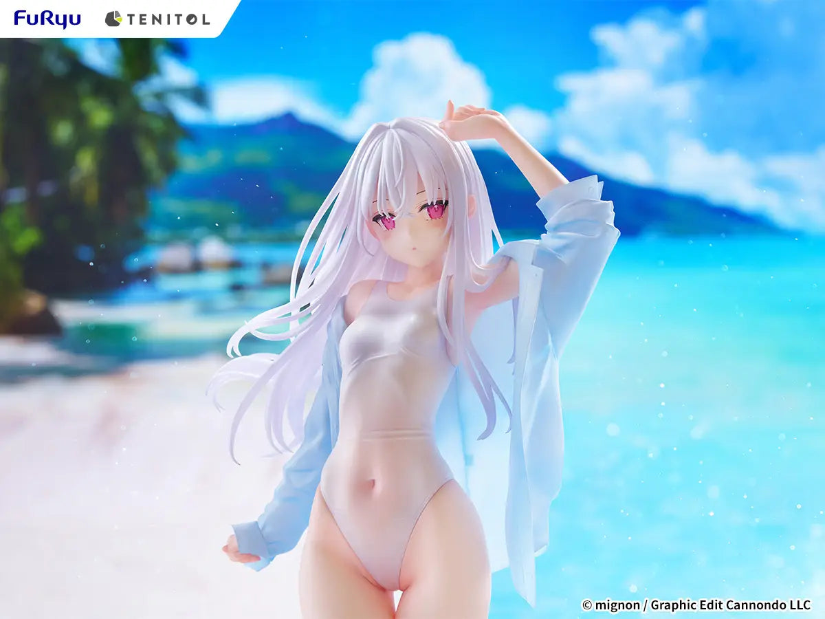 Furyu TENITOL TALL Shiro Swimsuit Complete Anime Figure Mignon