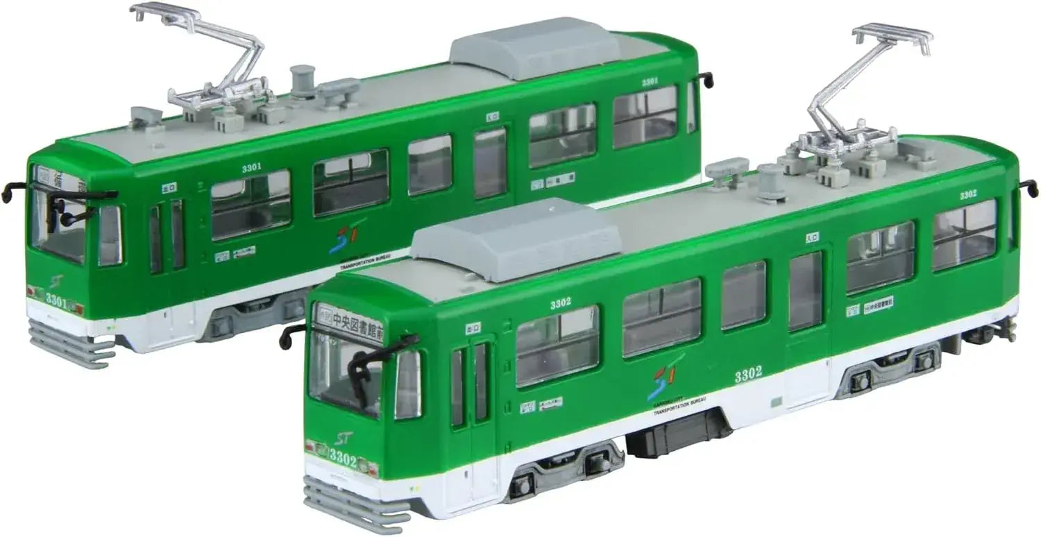 Fujimi 1/150 Structure Kit Sapporo City Transportation 3300 2 Car