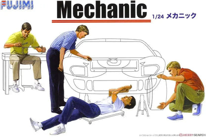 Fujimi 1/24 Garage & Tool Series Mechanic Plastic Model