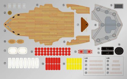 Fujimi Chibimaru No 31 Fusso Aviation Battleship Plastic Model