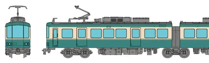 Fujimi Model Kit Enoden 1000 Series 2 Car Train Model Kit