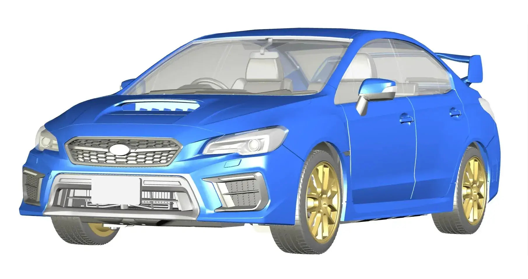 Fujimi Subaru WRX STI EJ20 Final Edition Model Kit