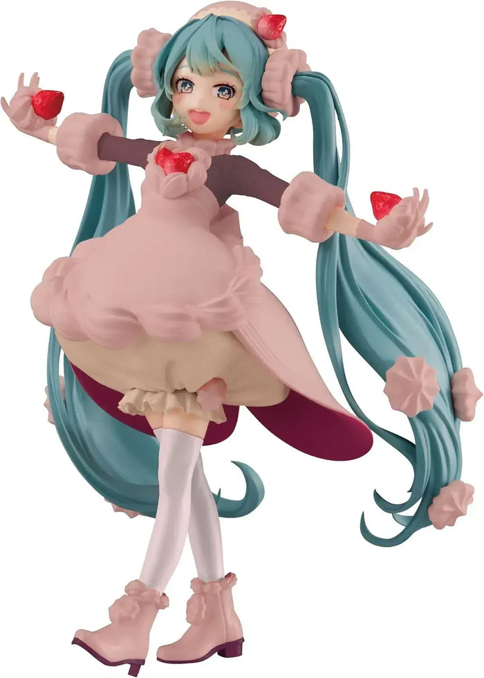 Furyu Hatsune Miku Strawberry Chocolate Short Figure