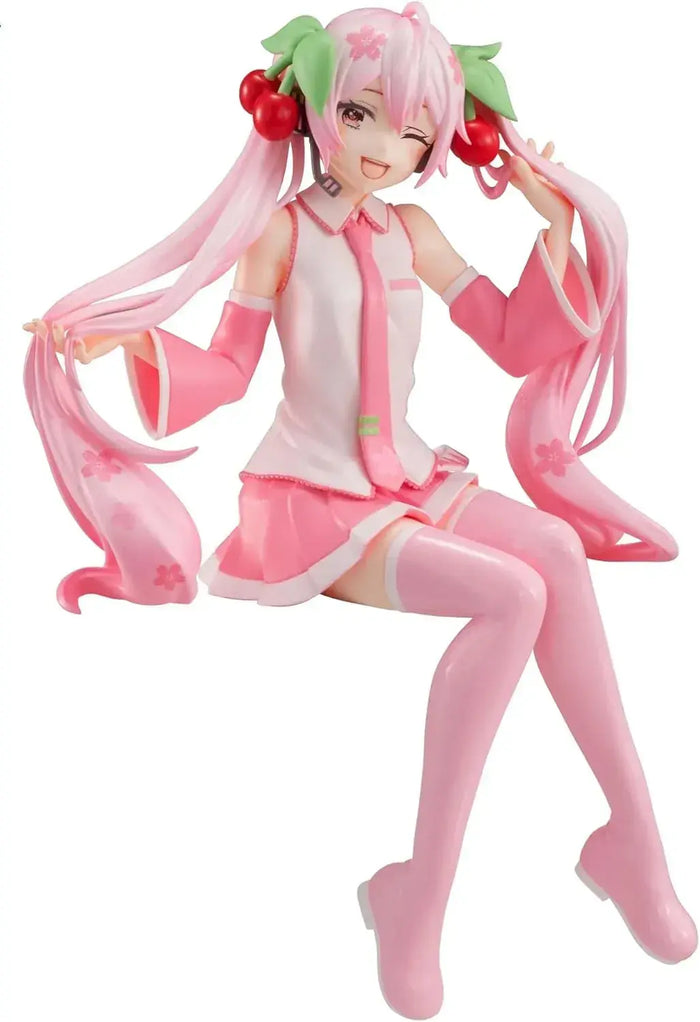 Furyu Vocaloid Sakura Miku Wink Ver Noodle Stopper 16cm