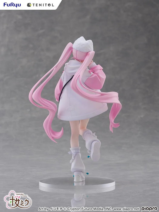 Fuyu Tenitol Sakura Miku Cool Style Petit Figure 7.5 Inches Painted Plastic Model Vendor