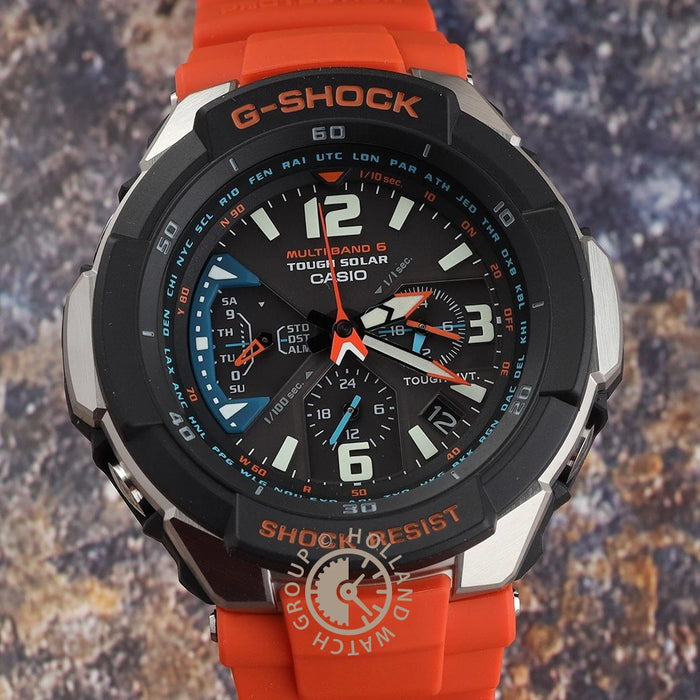 Casio Watch Gshock Sky Cockpit Tough Solar Multiband 6 Gw3000m4aer