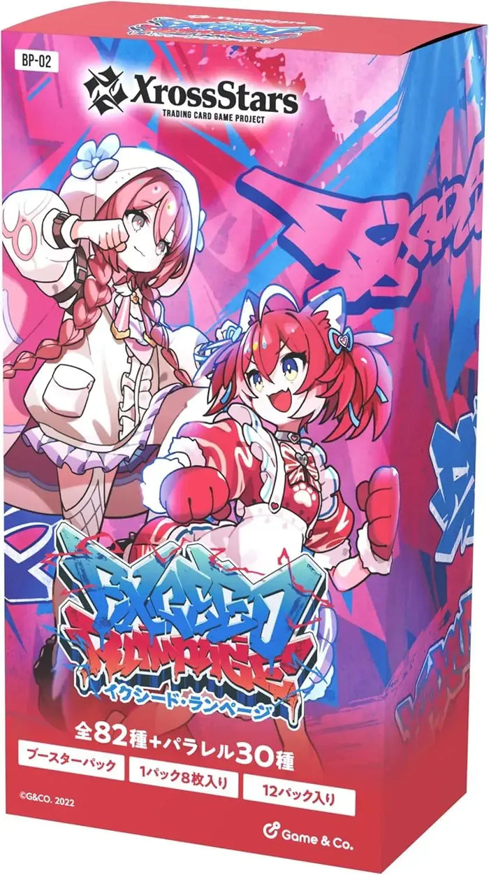 Game & Co Xross Stars Booster Pack Volume 2 Exceed Rampage Box