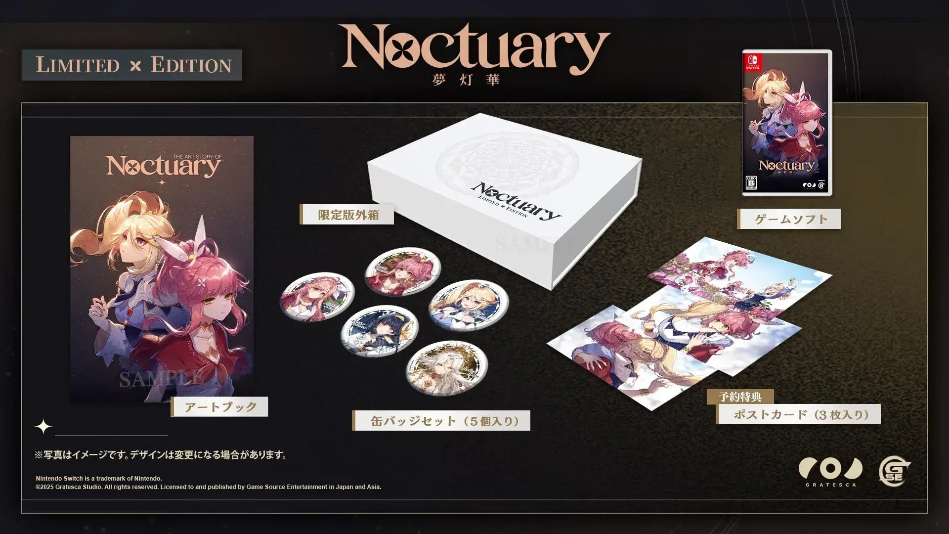 Game Source Entertainment Noctuary Game Product - Switch Limited Edition - 4580694046363