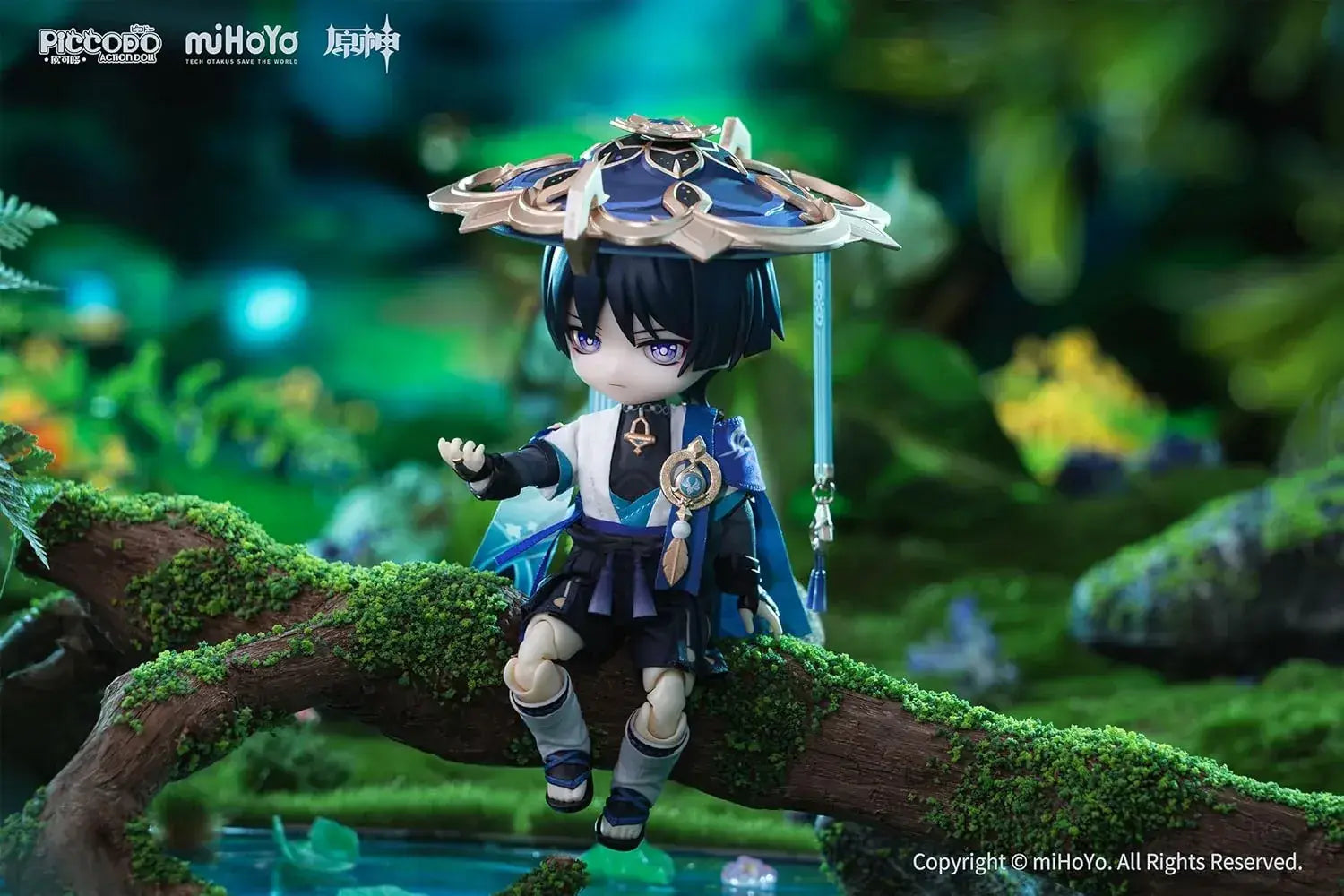 Genesis Genshin Impact Wanderer PVC Cloth Magnet Doll