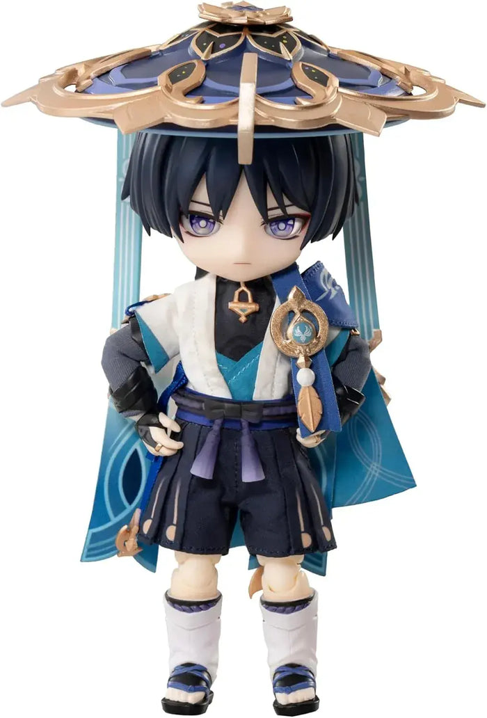 Genesis Genshin Impact Wanderer PVC Cloth Magnet Doll