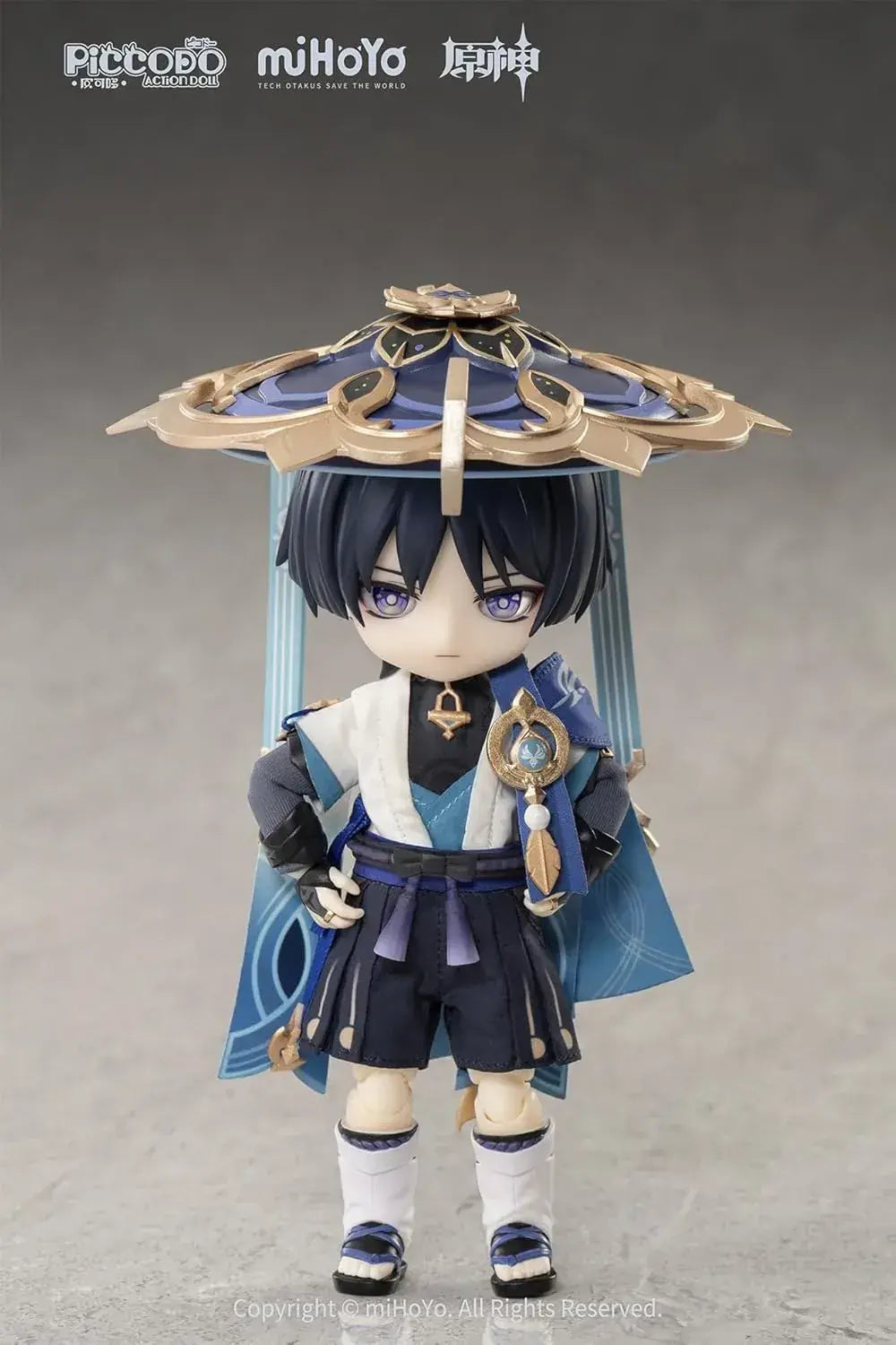 Genesis Genshin Impact Wanderer PVC Cloth Magnet Doll