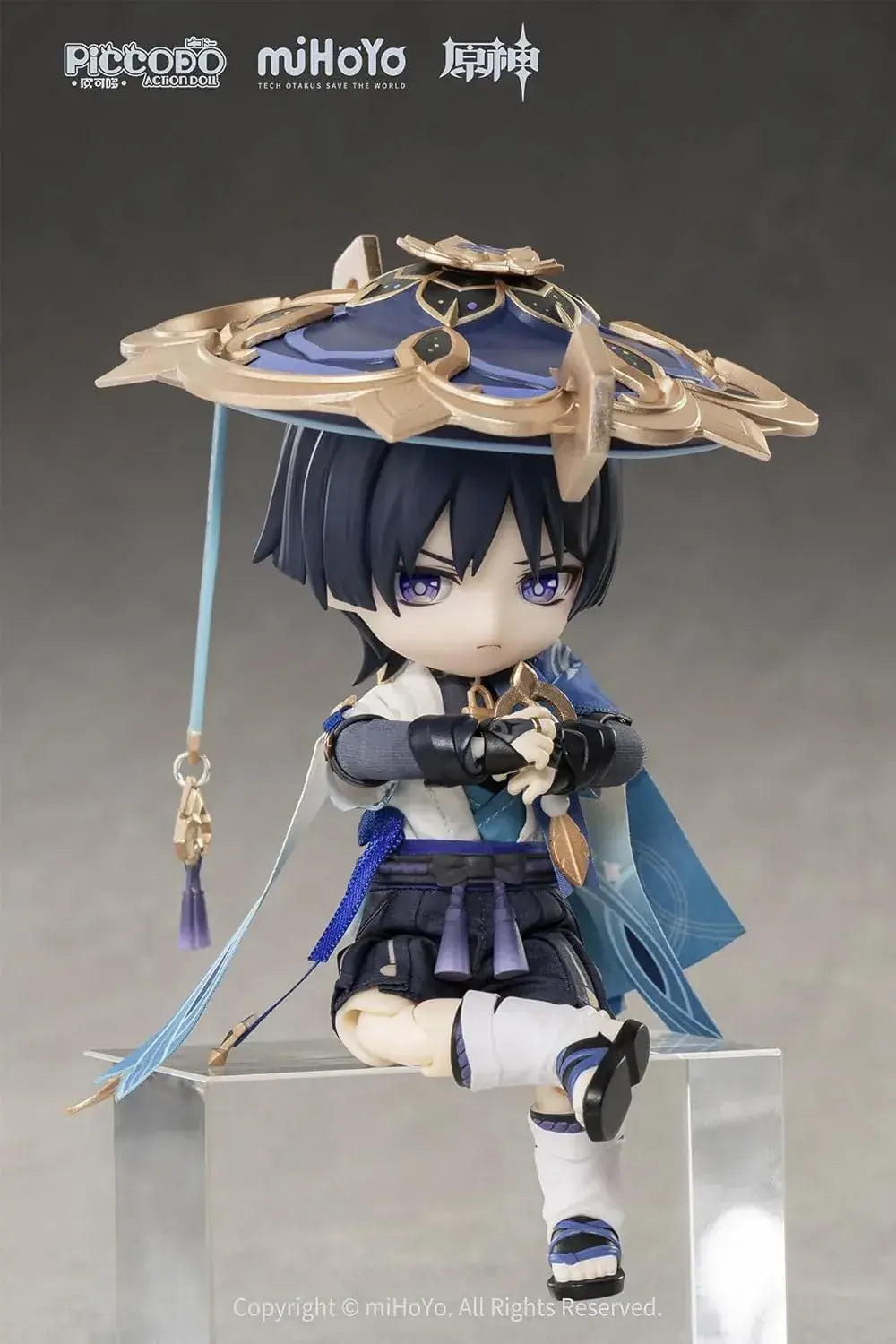 Genesis Genshin Impact Wanderer PVC Cloth Magnet Doll