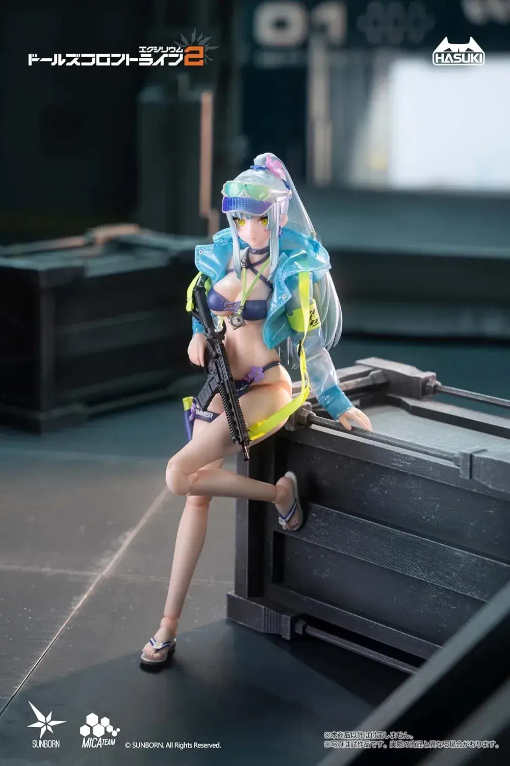Hasuki Pocket Art PA013 Kurukai Blue Trails 1 12 Scale Figure