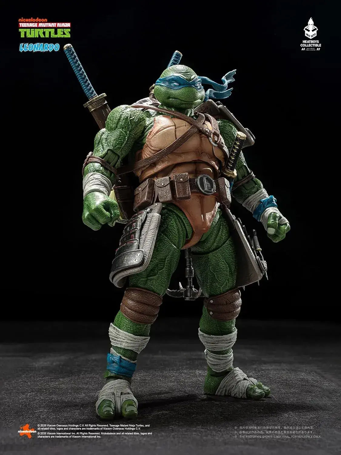 Heatboys Leonardo Action Figure Deluxe 1 9 Scale PVC ABS