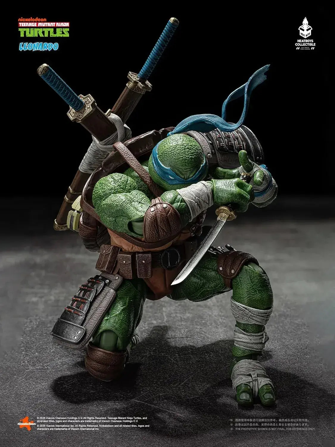Heatboys Leonardo Action Figure Deluxe 1 9 Scale PVC ABS