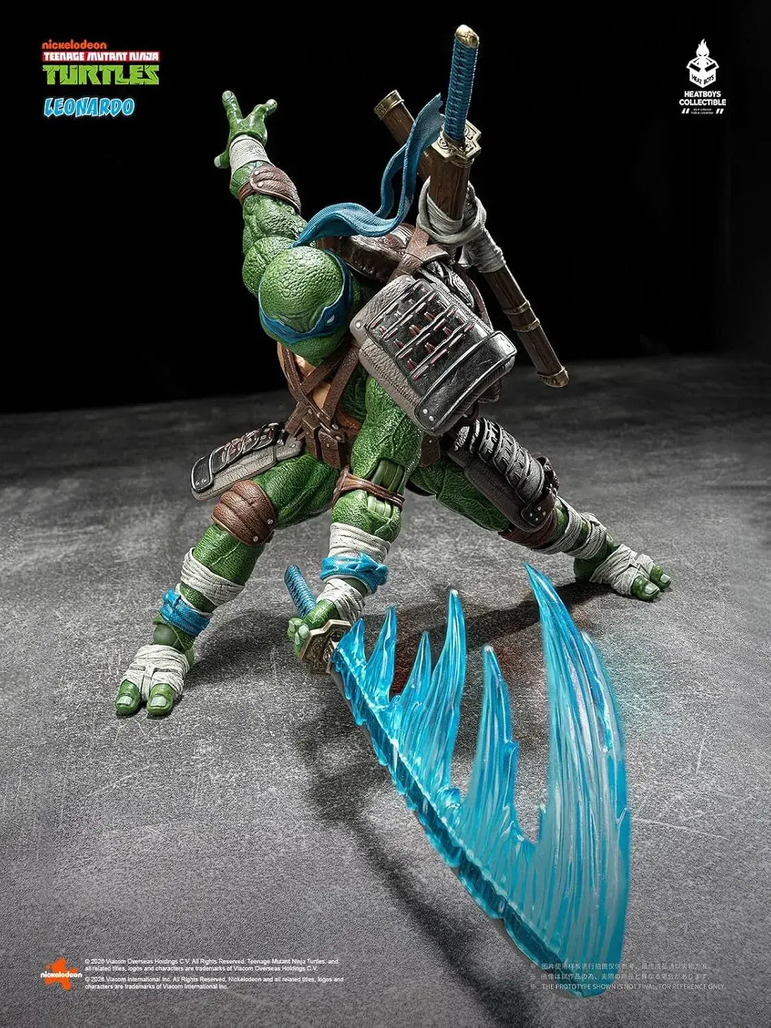 Heatboys Leonardo Action Figure Deluxe 1 9 Scale PVC ABS