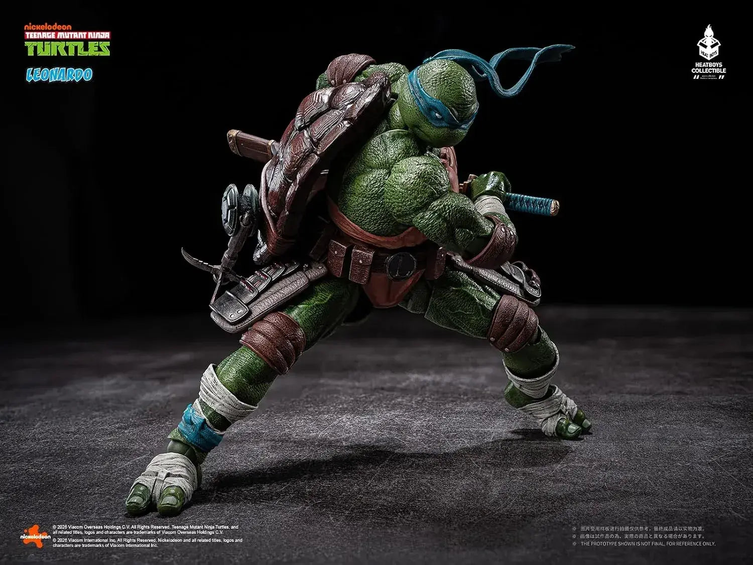 Heatboys Leonardo Action Figure Deluxe 1 9 Scale PVC ABS