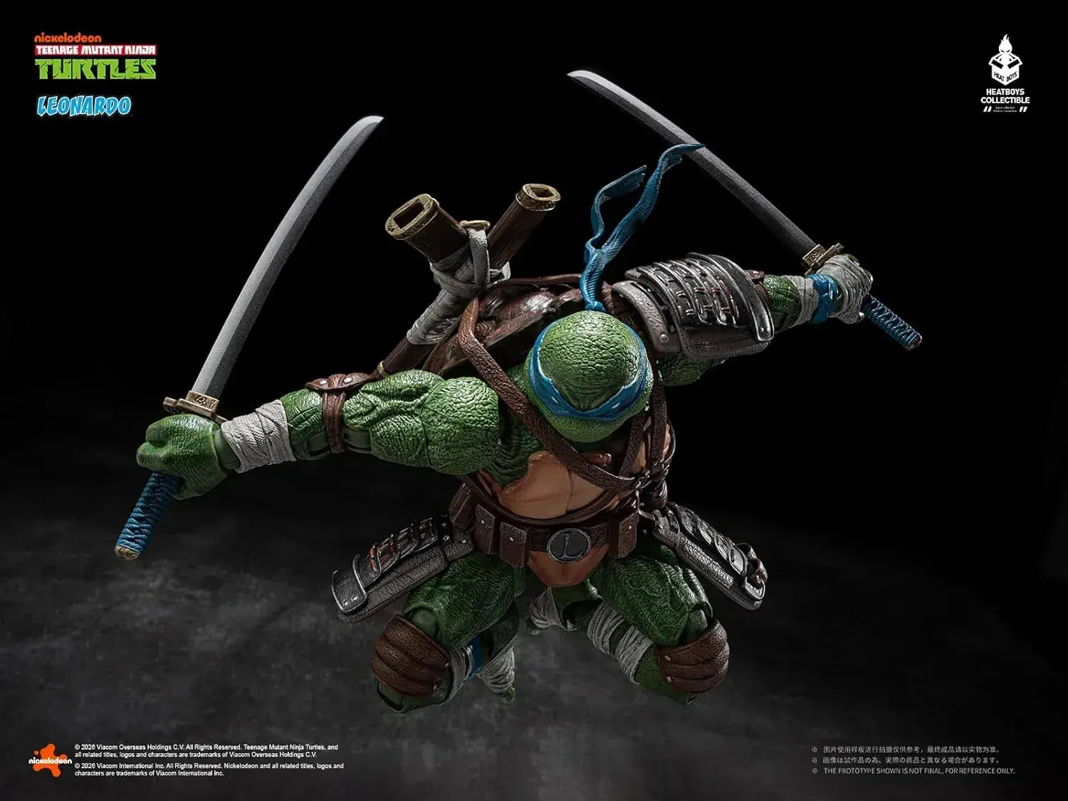 Heatboys Leonardo Action Figure Deluxe 1 9 Scale PVC ABS
