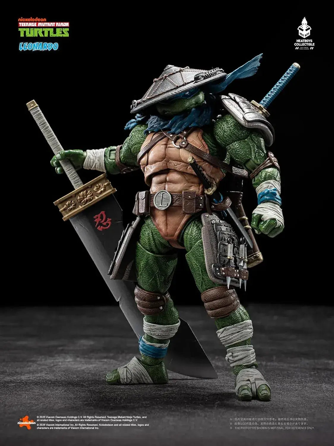 Heatboys Leonardo Action Figure Deluxe 1 9 Scale PVC ABS