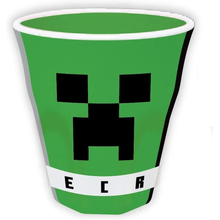 K Company Minecraft Melamine Cup Face Green 270Ml Japan