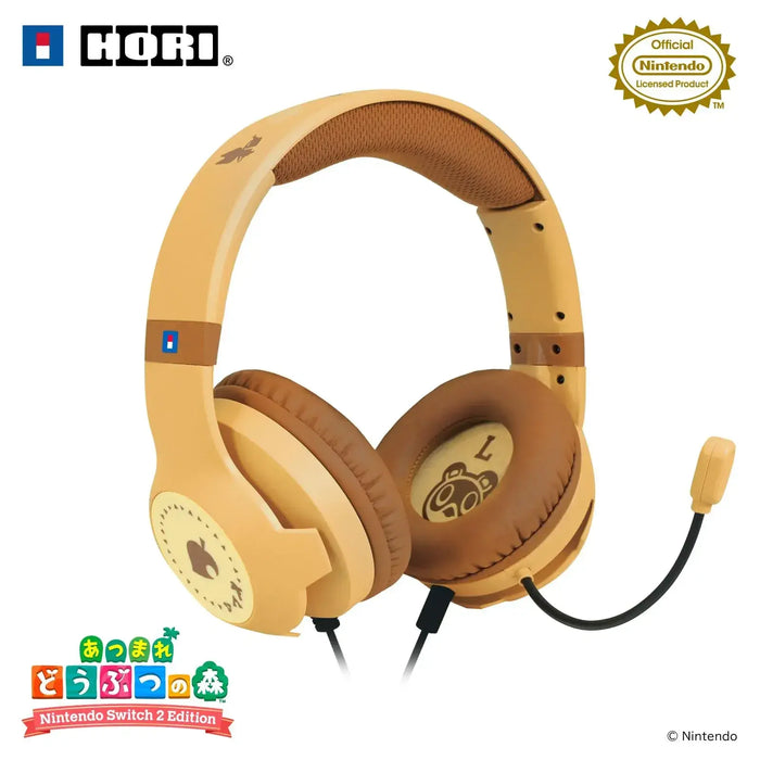 Hori Animal Crossing Gaming Headset Standard for Switch 2