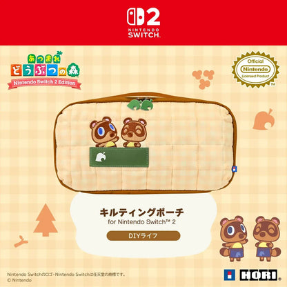 Hori Animal Crossing Quilted Medium Pouch for Switch 2 DIY

