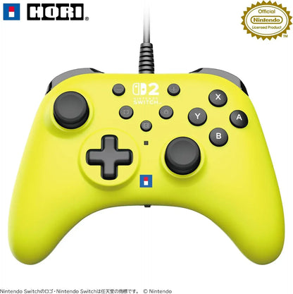 Hori Horipad Turbo for Nintendo Switch 2 Game Controller - Lime Yellow - 4961818041158