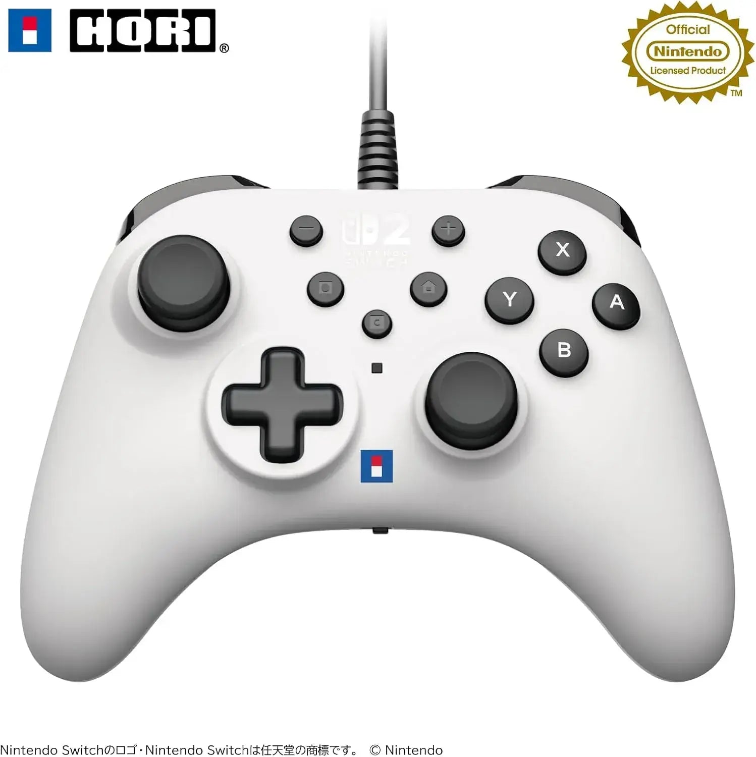 Hori Horipad Turbo for Nintendo Switch 2 Game Controller - White - 4961818041141