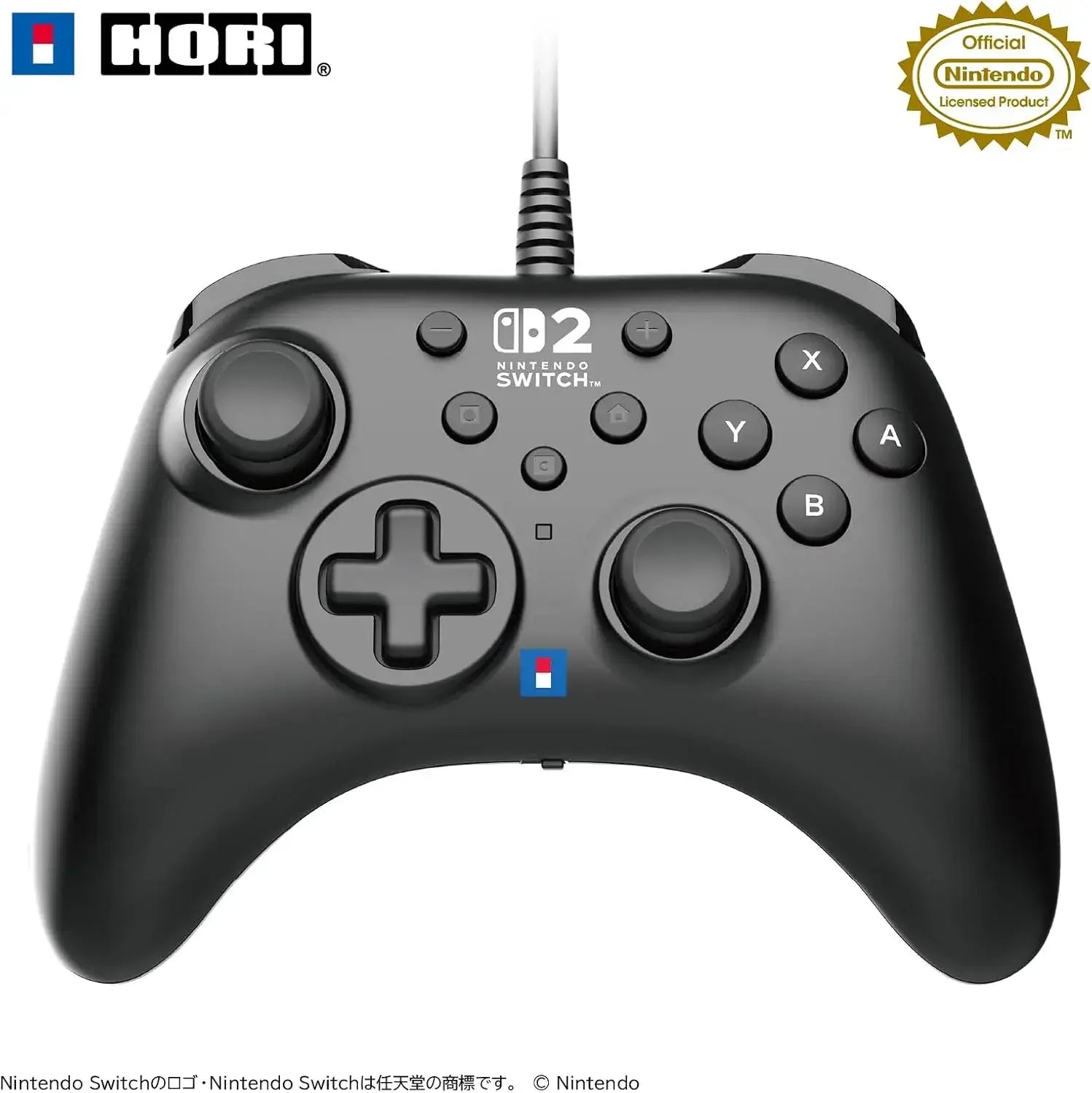 Hori Horipad Turbo for Nintendo Switch 2 Game Controller - Black - 4961818039315