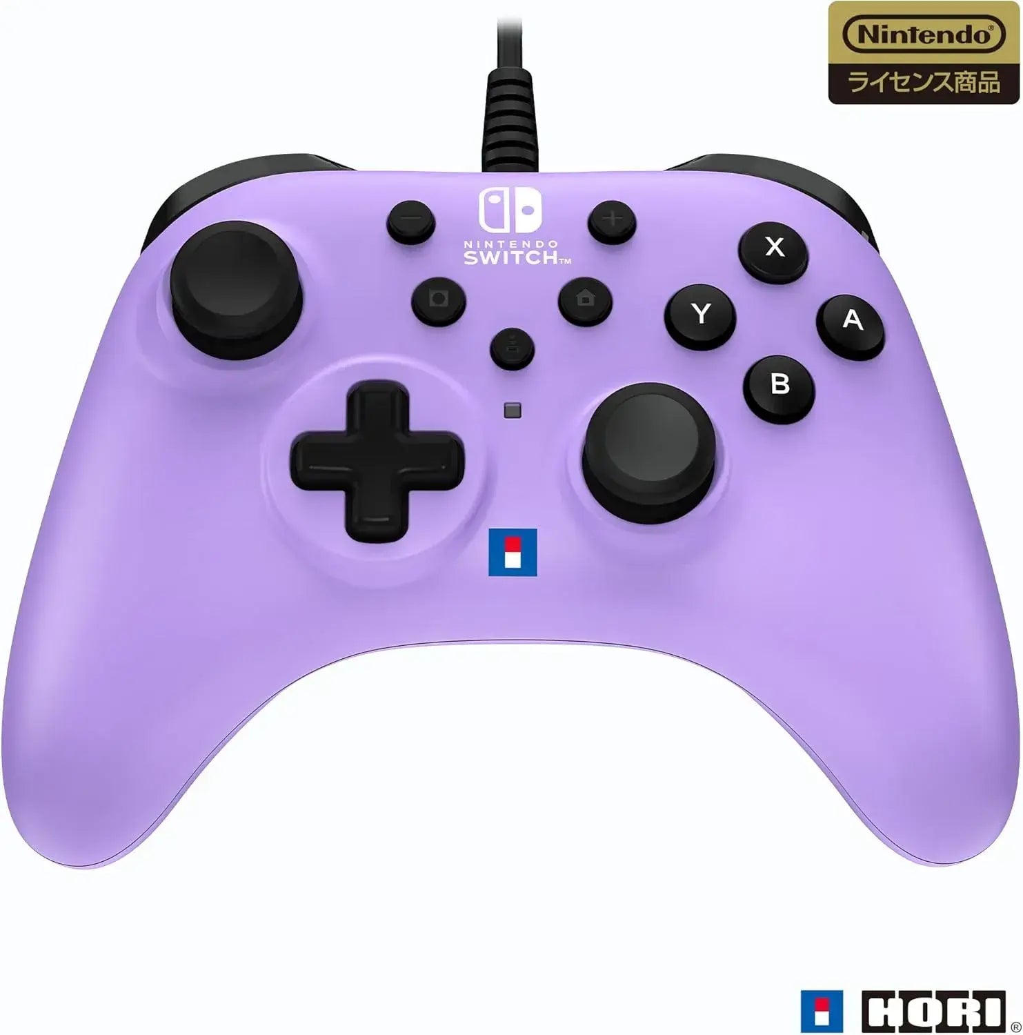 Hori Horipad Turbo for Nintendo Switch 2 Game Controller - Light Purple Minimalist - 4961818037335