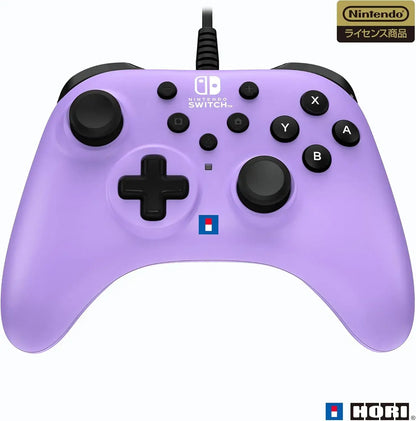 Hori Horipad Turbo for Nintendo Switch 2 Game Controller - Light Purple Minimalist - 4961818037335