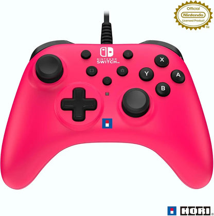 Hori Horipad Turbo for Nintendo Switch 2 Game Controller - Magenta Minimalist - 4961818037175