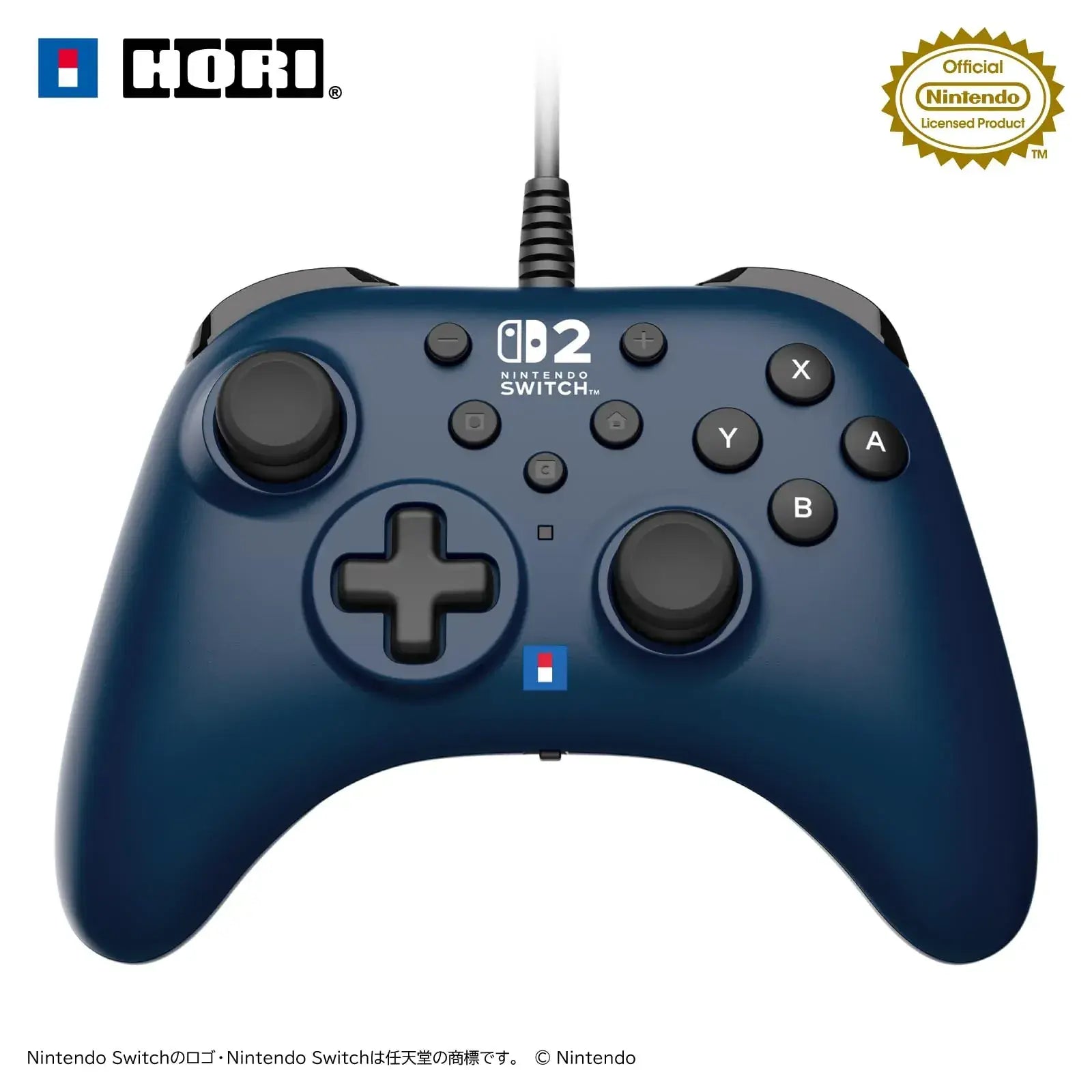 Hori Horipad Turbo for Nintendo Switch 2 Game Controller - Navy - 4961818041134