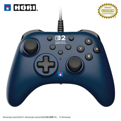 Hori Horipad Turbo for Nintendo Switch 2 Game Controller - Navy - 4961818041134