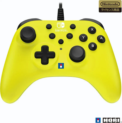 Hori Horipad Turbo for Nintendo Switch 2 Game Controller - Lime Yellow Minimalist - 4961818037342