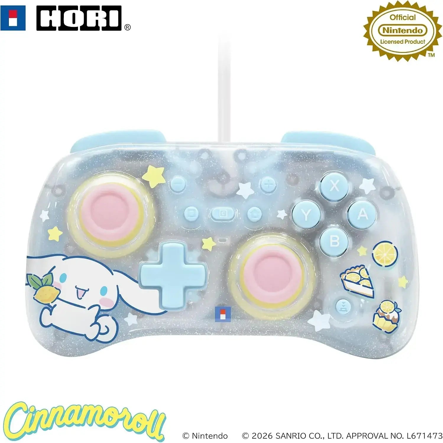 Hori Horipad Turbo Mini for Nintendo Switch 2 Controller - Blue - 4961818045460