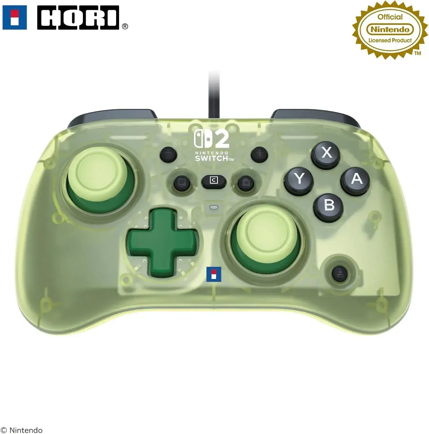 Hori Horipad Turbo Mini for Nintendo Switch 2 Controller - Rime - 4961818044920