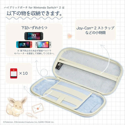 Hori Hybrid Pouch for Nintendo Switch 2 Eevee Plush
