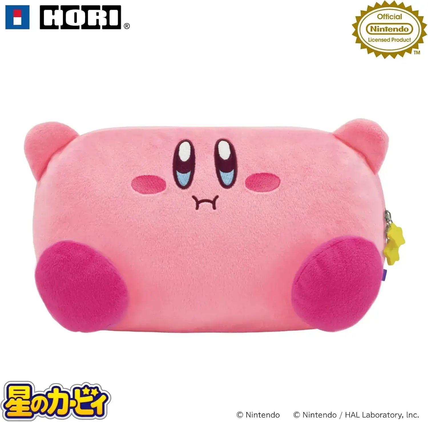 Hori Kirby Plush Pouch for Nintendo Switch Soft Portable Case