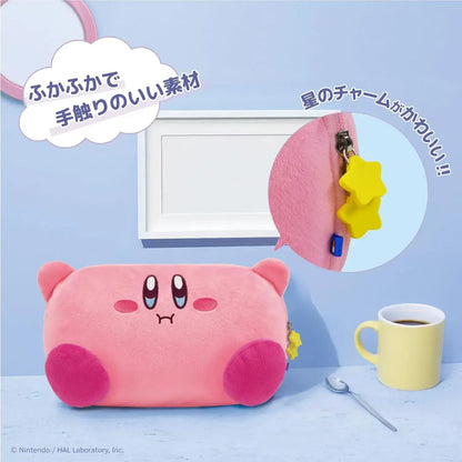 Hori Kirby Plush Pouch for Nintendo Switch Soft Portable Case