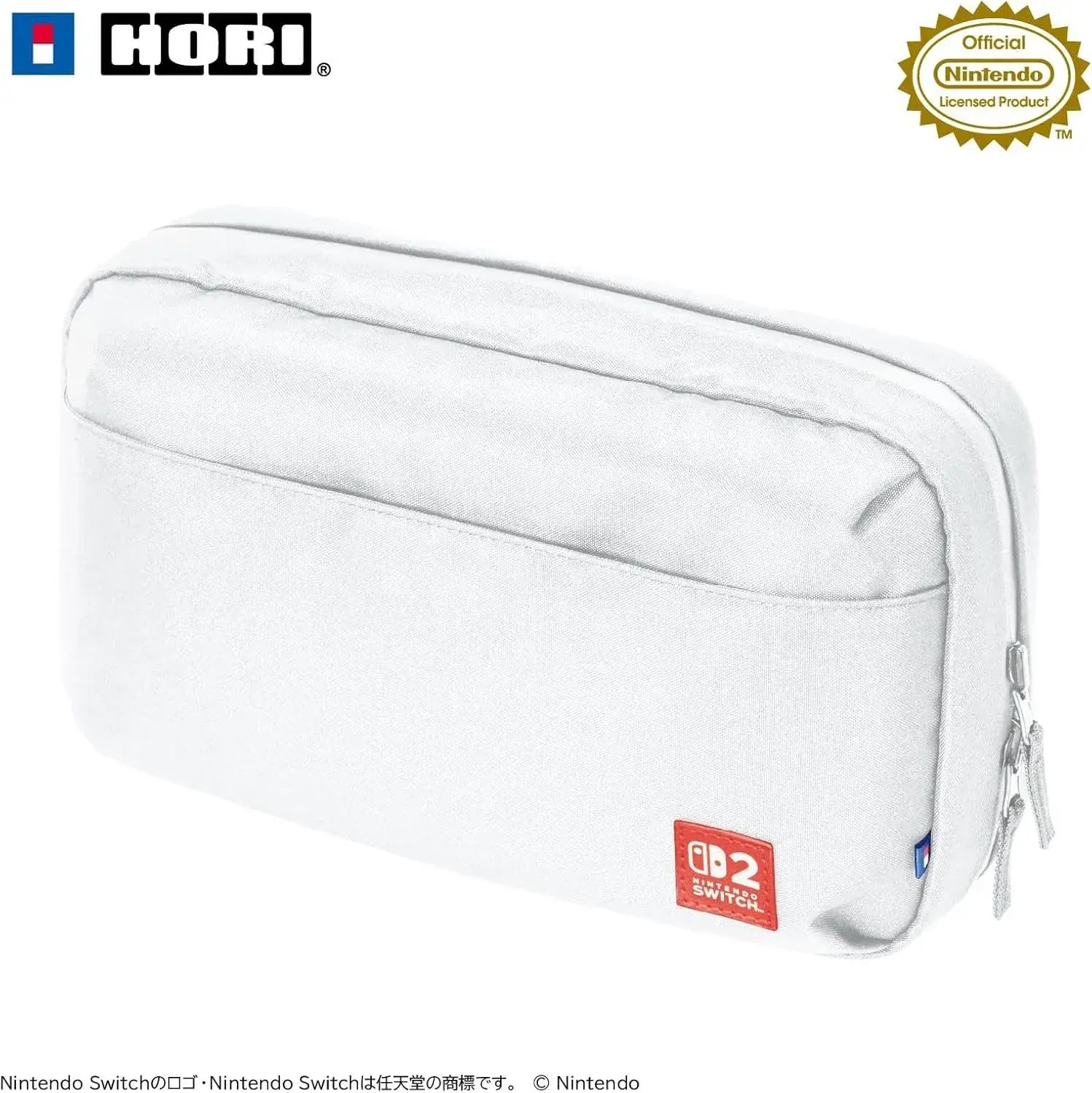 Hori Reversible Storage Bag for Nintendo Switch 2 Case - White x Yellow - 4961818041400