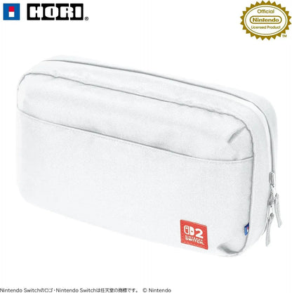 Hori Reversible Storage Bag for Nintendo Switch 2 Case - White x Yellow - 4961818041400