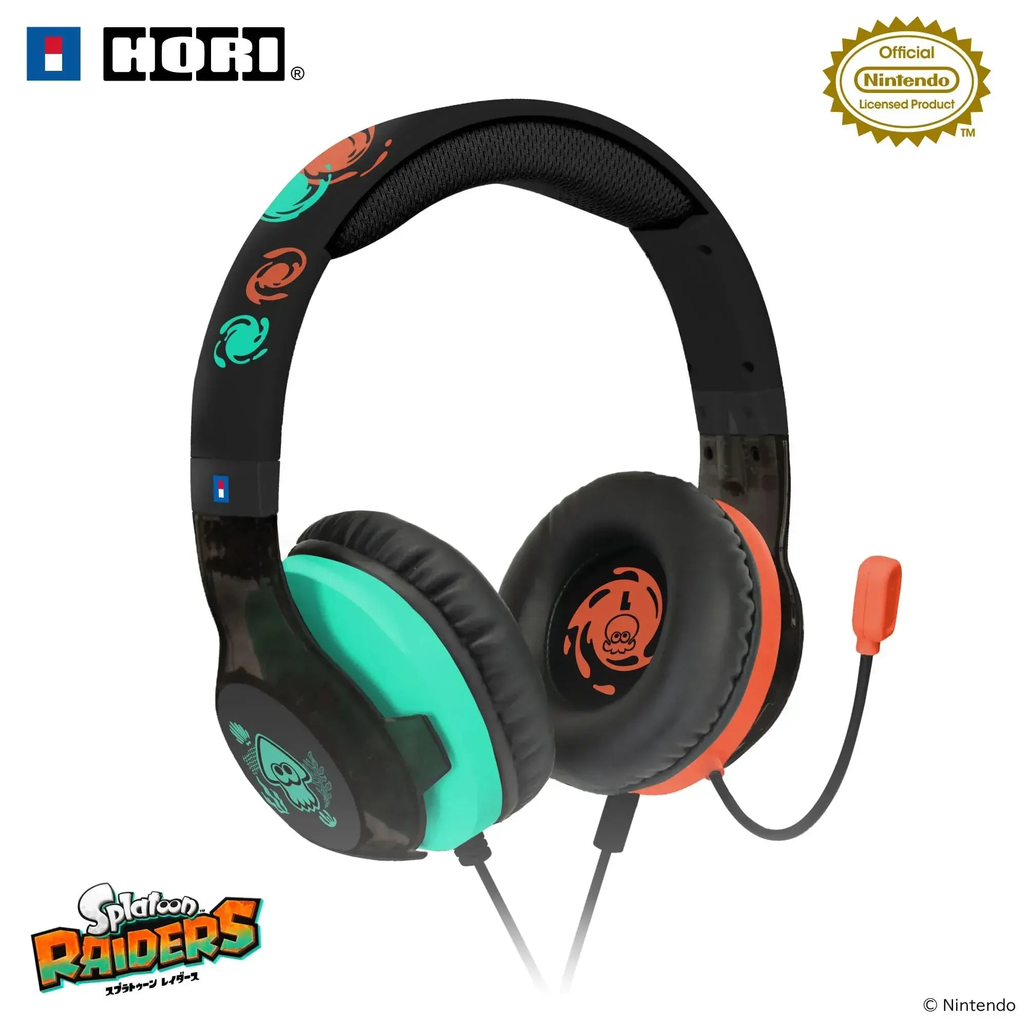 Hori Splatoon Raiders Gaming Headset Standard for Switch 2