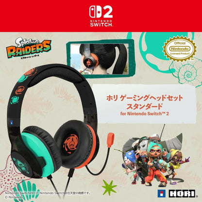 Hori Splatoon Raiders Gaming Headset Standard for Switch 2