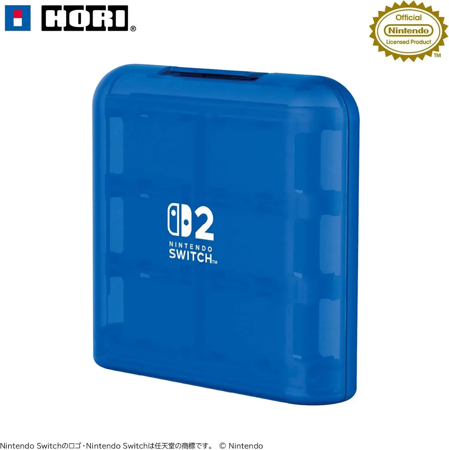Hori Switch 2 Card Case Accessory Case - 24 Blue - 4961818041288