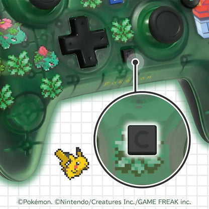 Hori Wired HoriPad Turbo for Nintendo Switch Pixel Green