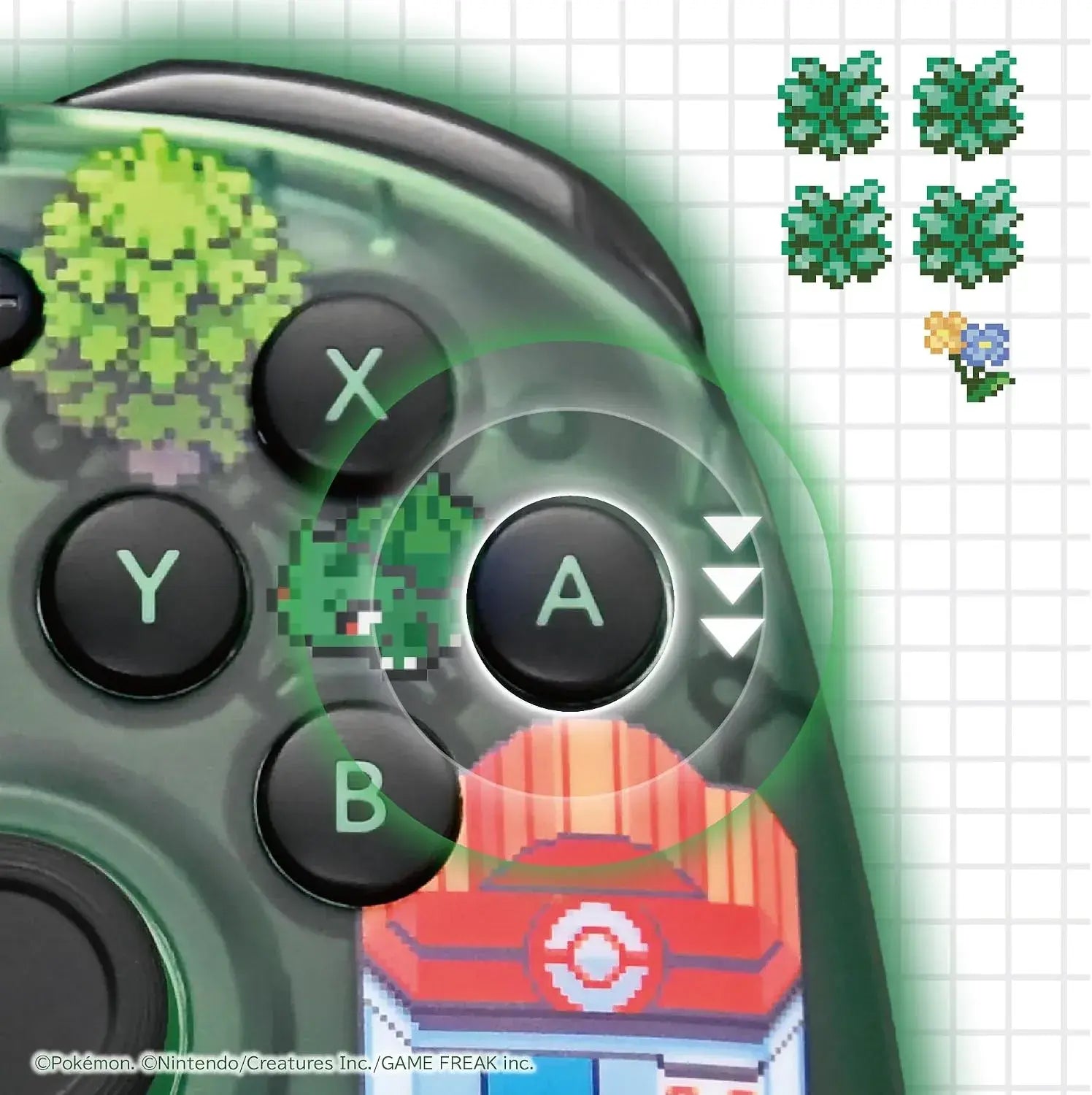 Hori Wired HoriPad Turbo for Nintendo Switch Pixel Green